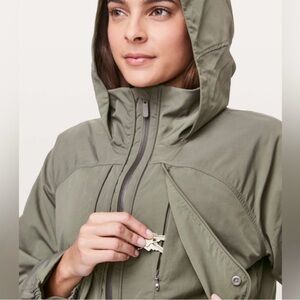 Lululemon Always Effortless Jacket, Grey Sage, Size 6, Great Condition